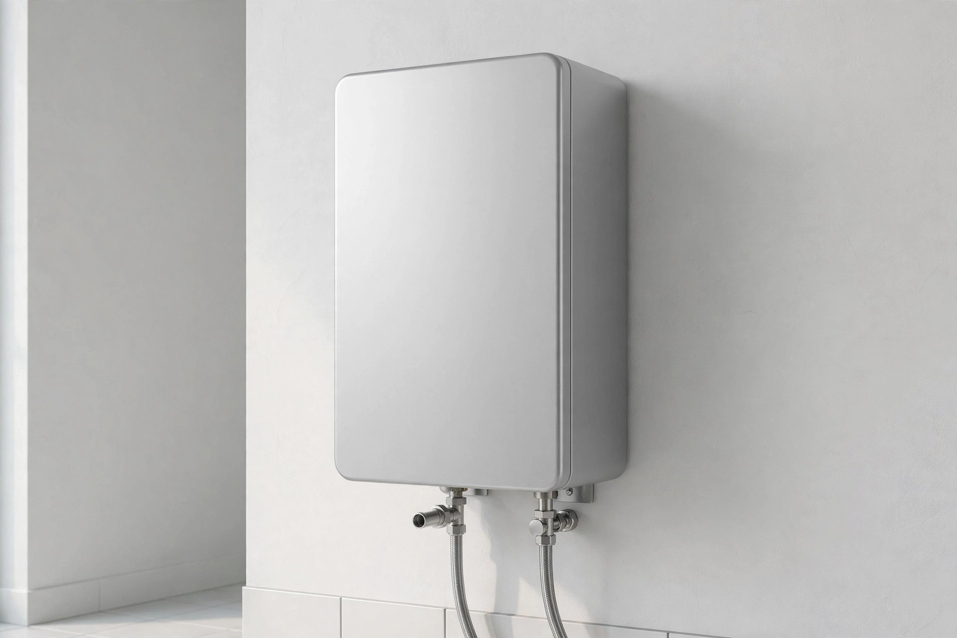 Rinnai wall-mounted tankless water heater